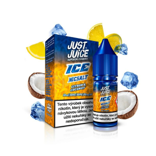 Just Juice ICE Salt - CITRON & COCONUT 20mg (citron, kokos a cooláda) 10ml