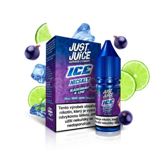 Just Juice ICE Salt - BLACKCURRANT & LIME 11mg (černý rybíz, limetka a cooláda) 10ml
