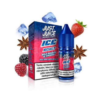 Just Juice ICE Salt - WILD BERRIES & ANISEED 20mg (máta a cooláda) 10ml