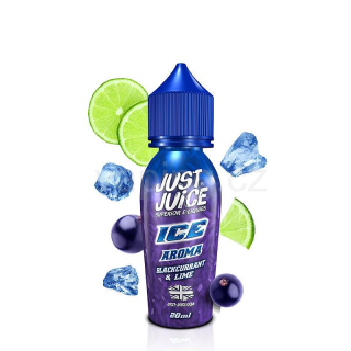 Just Juice ICE aroma BLACKCURRANT & LIME (černý rybíz, limetka a cooláda) 60/10ml