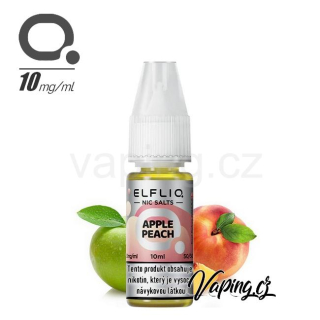 ELFLIQ Salt APPLE PEACH 10mg (jablko a broskev) 10ml