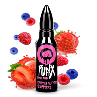 Riot Squad aroma PUNX - STRAWBERRY RASPBERRY & BLUEBERRY (jahoda, borůvka a malina) 10ml