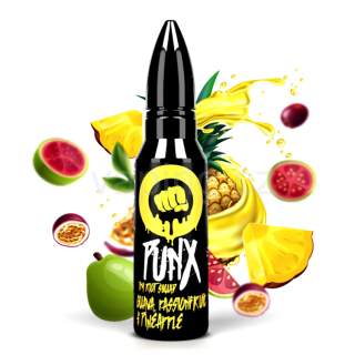 Riot Squad aroma PUNX - GUAVA PASSION FRUIT & PINEAPPLE (guava, marakuja a ananas) 10ml