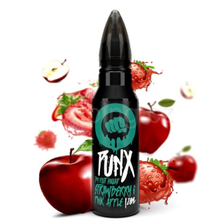 Riot Squad aroma PUNX -  STRAWBERRY & PINK APPLE (jahoda & jablko) 10ml