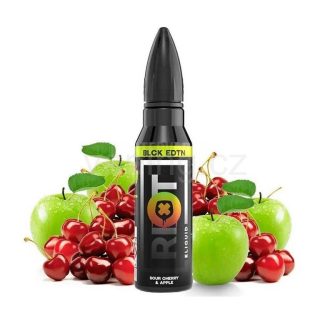 Riot Squad aroma BLCK EDTN S&V: Sour Cherry & Apple (Třešeň & zelené jablko) 10ml