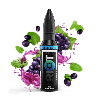 Riot Squad aroma BLCK EDTN S&V: Rich Black Grape (Hroznové víno s mátou) 10ml