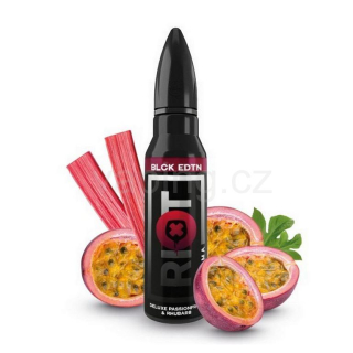 Riot Squad aroma BLCK EDTN S&V: Deluxe Passionfruit & Rhubarb (Marakuja s rebarborou) 10ml