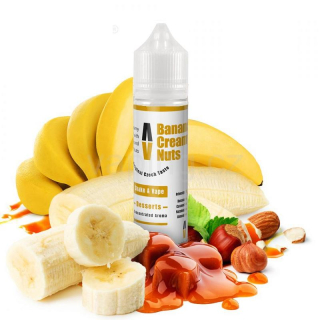 Aroma Adams vape BANANA CREAMY NUTS (banán s karamelem a oříšky) 60/10ml