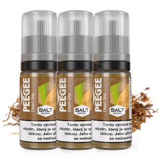 PeeGee SALT DESERT SHIP 20mg 3x10ml (jemný virginský tabák)