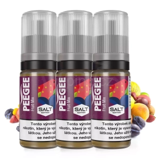 PeeGee SALT (FRUIT MIX) 10mg 3x10ml (ovocná směs)