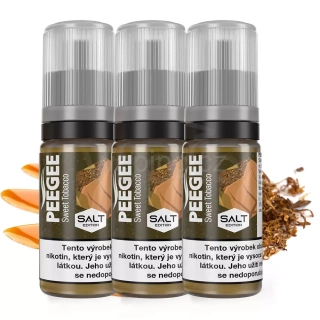 PeeGee SALT SWEET TOBACCO 10mg 3x10ml (sladký tabák)