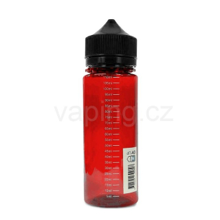 Lahvička Gorilla s měrkou (120ml) červená