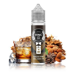 Vinc aroma BACCO PUB (mandle, káva, bourbon a tabák) 60/12ml