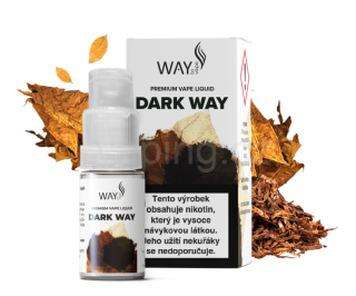 Way to Vape e-liquid DARK WAY (tabák s ořechy) 10ml/3mg