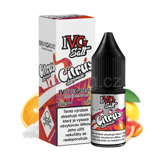 E-liquid Salt IVG s příchutí CITRUS LEMONADE 10ml (limonáda s bobulemi) 20mg