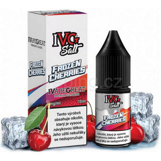 E-liquid Salt IVG s příchutí FROZEN CHERRIES 10ml (ledové třešně) 20mg
