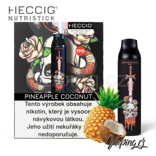 Heccig NUTRISTICK DV2 start kit - PINEAPPLE COCONUT (ananas, kokos) 15mg 