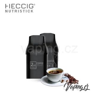 Heccig NUTRISTICK DV2 2x cartridge - COFFEE (sladká káva se smetanou) 15mg 
