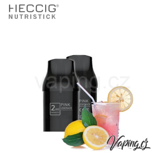 Heccig NUTRISTICK DV2 2x cartridge - PINK LEMONADE (růžová limonáda) 15mg 
