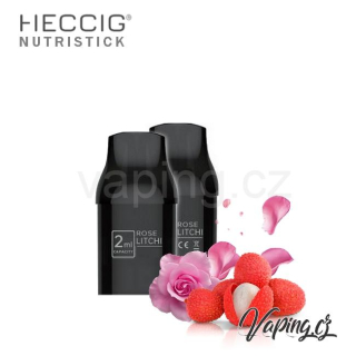Heccig NUTRISTICK DV2 2x cartridge - ROSE LITCHI (růže a liči) 15mg 
