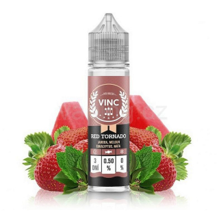 VINC aroma RED TORNADO (meloun, jahoda, máta a eukalypt) 60/10ml