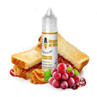 Aroma Adams vape GRAPES OF WRATH (hroznový džem, máslo a toast) 60/10ml