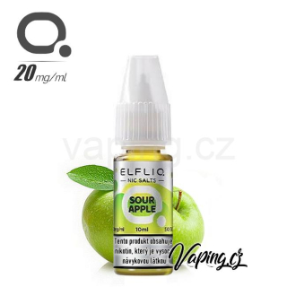 ELFLIQ Salt SOUR APPLE 20mg (kyselé jablko) 10ml