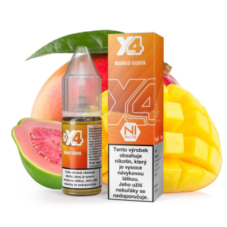 X4 Salt e-liquid - MANGO GUAVA 10ml (mango a kvajáva) 10mg