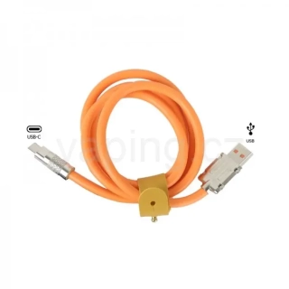 GvG kabel nabíjecí široký USB-A > USB-C (1m) oranžová