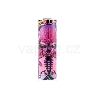 Smršťovací folie pro baterie 18650 s potiskem (Pink Skull) 1ks