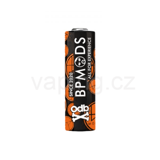 Smršťovací folie pro baterie 18650 s potiskem (ODB Black Orange) 1ks
