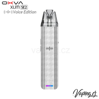E-cigareta Oxva Xlim SE2 VOICE EDITION  (silver grey) 1000mAh