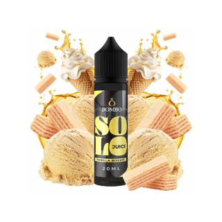 BOMBO Solo Juice aroma VANILLA BISCUIT (Vanilka, sušenky, krém.) 60/15ml