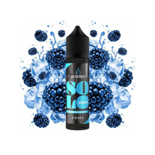 BOMBO Solo Juice BLUE RAZZ ICE (chladivá modrá malina) 60/15ml