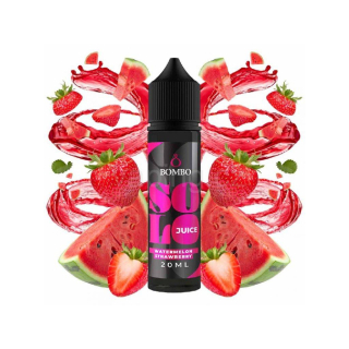 BOMBO Solo Juice - WATERMELON  STRAWBERRY (chladivý meloun a jahoda) 60/15ml