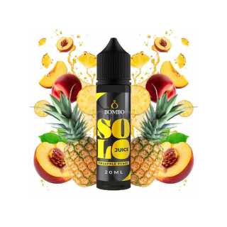 BOMBO Solo Juice aroma PINEAPPLE PEACH (ananas a broskev) 60/15ml