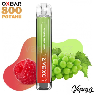 Oxva OXBAR C800 - GREEN GRAPE RASPBERRY (hroznové víno a maliny) 16mg 