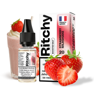 Ritchy Salt STRAWBERRY MILKSHAKE (jahodový milkshake) 20mg/10ml
