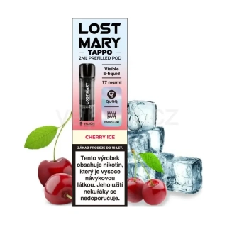 LOST MARY POD 1x cartridge - CHERRY ICE (chladivá třešeň) 17mg