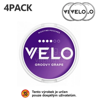 VELO GROOVY GRAPE + 3 další (celkem 4ks)