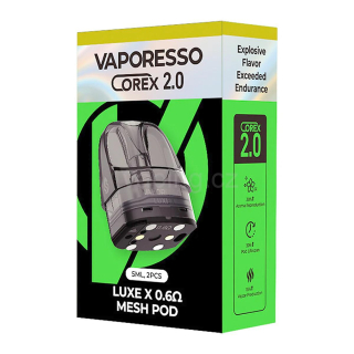 Náhradní cartridge Vaporesso LUXE X COREX 2.0 (0,6ohm) 2ks