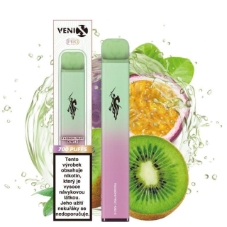 Venix Pro jednorázová e-cigareta PASSION FRUIT KIWI-X (marakuja a kiwi) 16mg