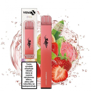 Venix Pro jednorázová e-cigareta STRAWBERRY GUAVA-X (jahoda a kvajáva) 16mg