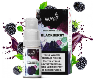Way to Vape e-liquid BLACKBERRY (ostružina) 10ml/3mg