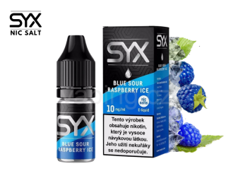E-liquid Salt SYX 10mg BLUE SOUR RASPBERRY ICE (ledová modrá malina) 10ml