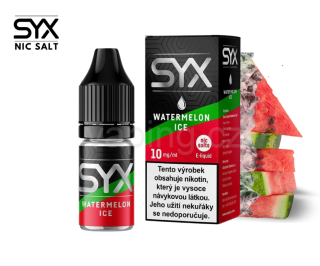 E-liquid Salt SYX 10mg WATERMELON ICE (ledový meloun) 10ml