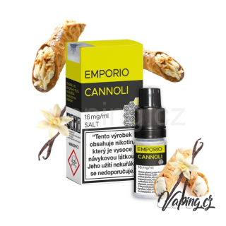 Emporio Salt Cannoli (Trubička s vanilkovým krémem) 16mg 10ml