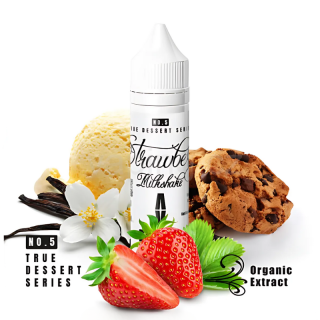 Aroma Adams vape STRAWBERRY MILKSHAKE (jahodové mléko, vanilka a sušenky) 60/10ml
