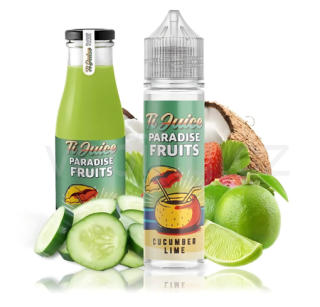 Ti Juice aroma PARADISE FRUITS - CUCUMBER LIME (okurka, limetka a jahoda) 60/10ml