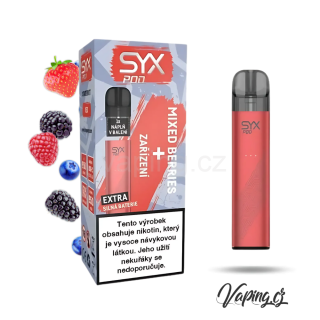 SYX POD Starter Kit RED (červená) 900mAh